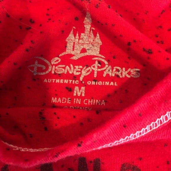 Disney Resort Parks Red Minnie Mouse Tee Medium - Picture 3 of 6